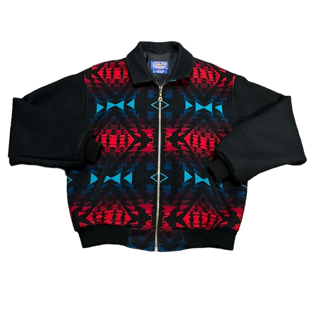 Pendleton High Grade Western Wear Aztec Print Jacket Size Large